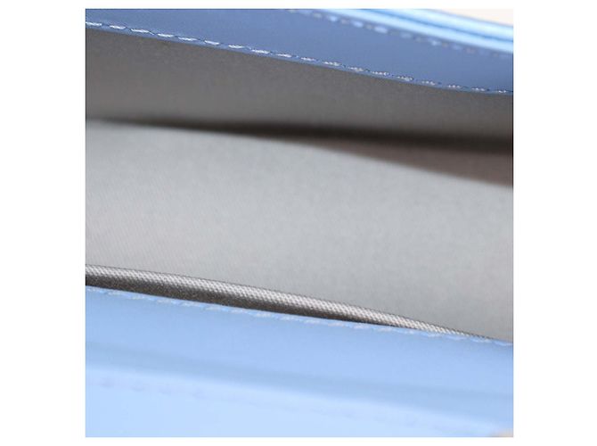 Borsa Samantha Mach & Mach in raso azzurro con piccolo doppio fiocco - vista 6