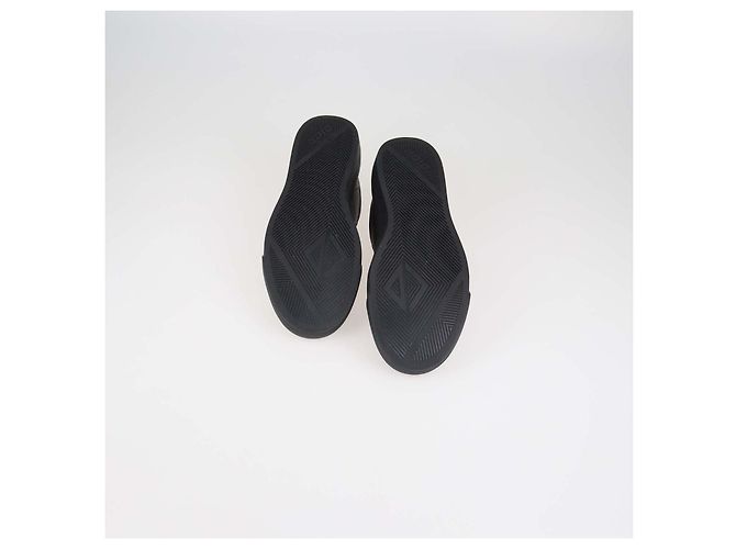 Sneakers basse B101 Christian Dior in pelle nera e camoscio - vista 6