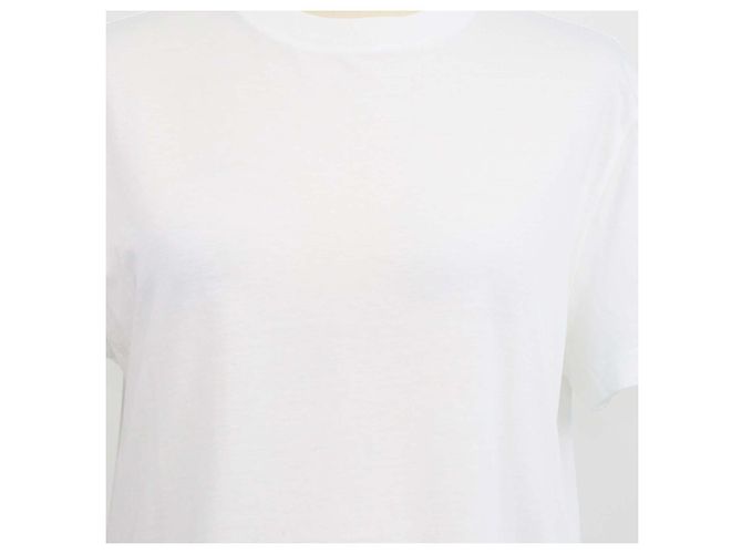Prada White Cotton Jersey Crew Neck T-Shirt - view 4