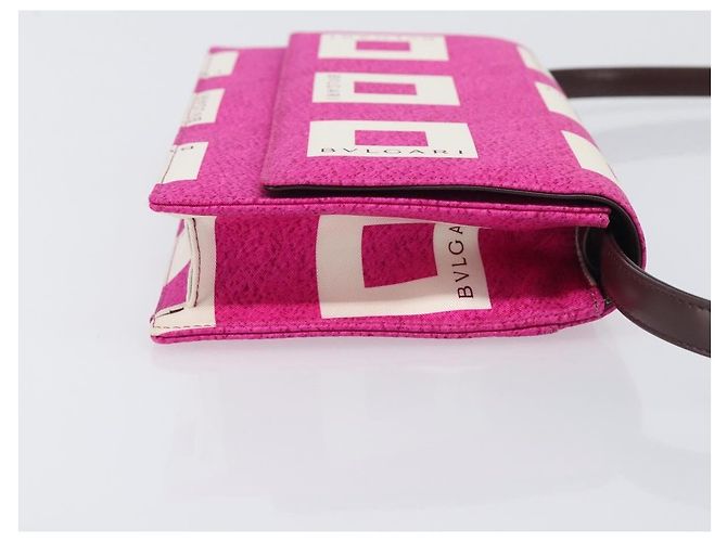 Bulgari Clutch Bvlgari in tela e pelle - vista 3
