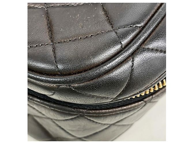 Chanel Black Matelassé Vanity Bag - Ansicht 8
