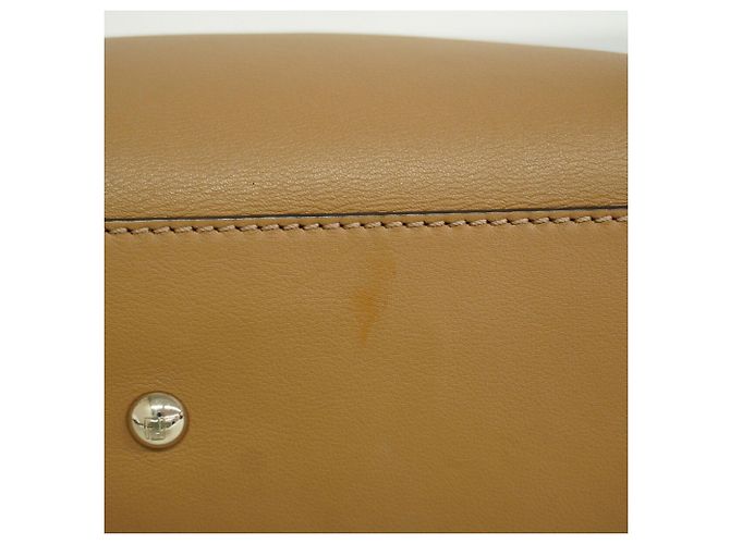 Borsa in pelle Fendi Peekaboo - vista 6