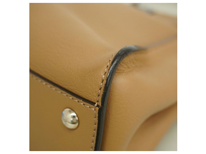 Borsa in pelle Fendi Peekaboo - vista 7