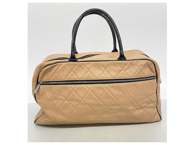 Borsa Boston Chanel Matelassé in vitello granulato - vista 11