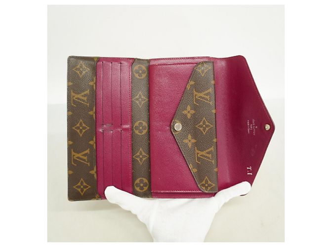 Louis Vuitton Tri-fold Long Wallet Fuchsia - Ansicht 3