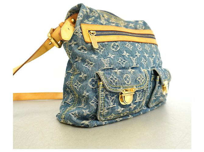 Borsa a tracolla Louis Vuitton Monogram Denim Baggy GM - vista 2