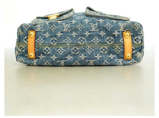 Borsa a tracolla Louis Vuitton Monogram Denim Baggy GM - vista 3