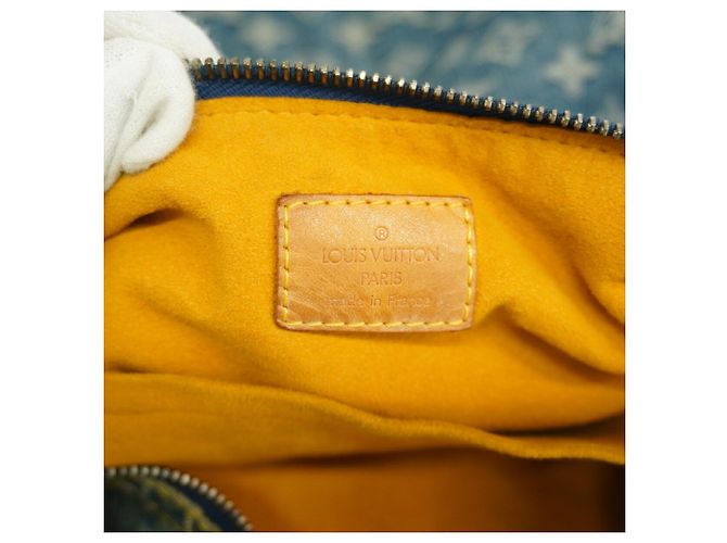 Borsa a tracolla Louis Vuitton Monogram Denim Baggy GM - vista 5