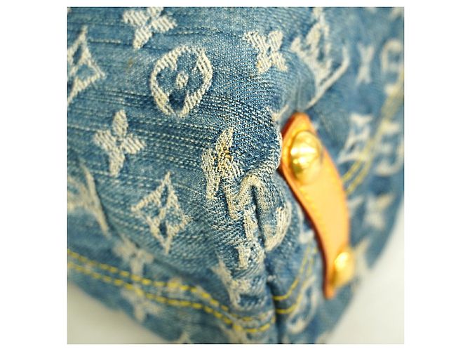 Borsa a tracolla Louis Vuitton Monogram Denim Baggy GM - vista 6
