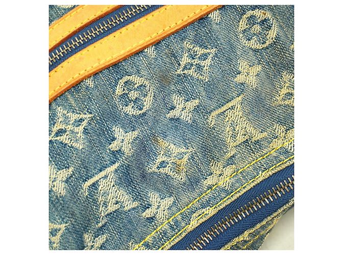Borsa a tracolla Louis Vuitton Monogram Denim Baggy GM - vista 7