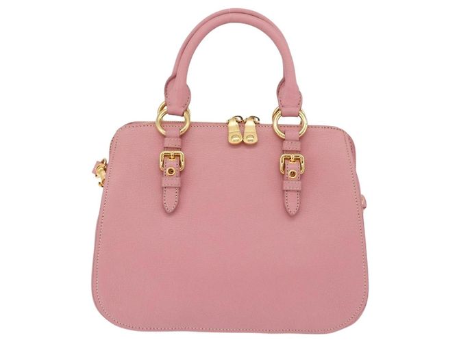 Miu Miu Madras Bowler Leather Medium - vue 2