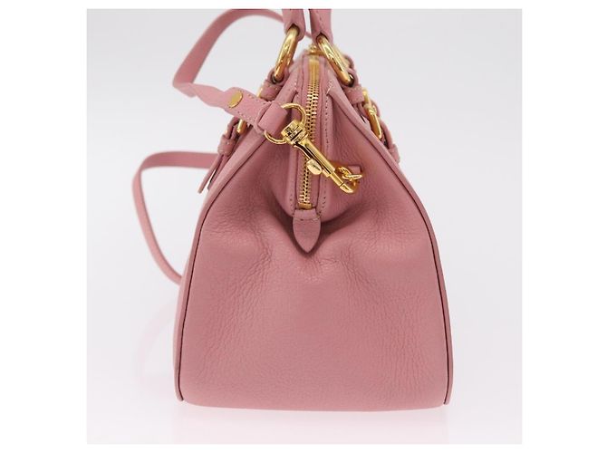 Miu Miu Madras Bowler Leather Medium - vue 3