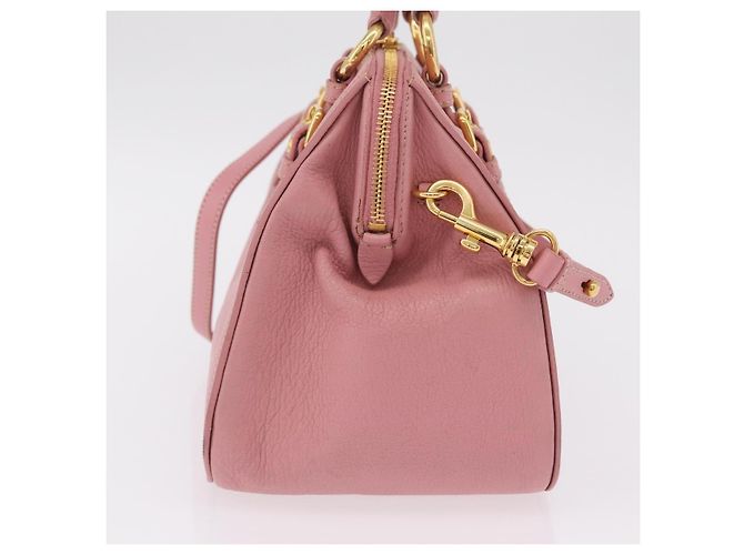 Miu Miu Madras Bowler Leather Medium - vue 4