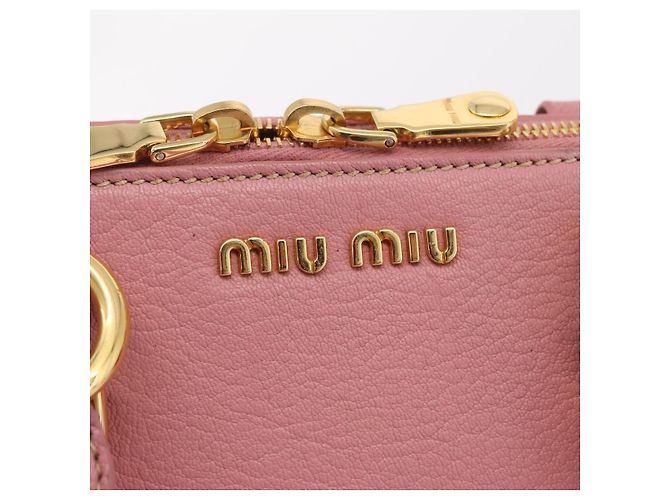 Miu Miu Madras Bowler Leather Medium - vue 6