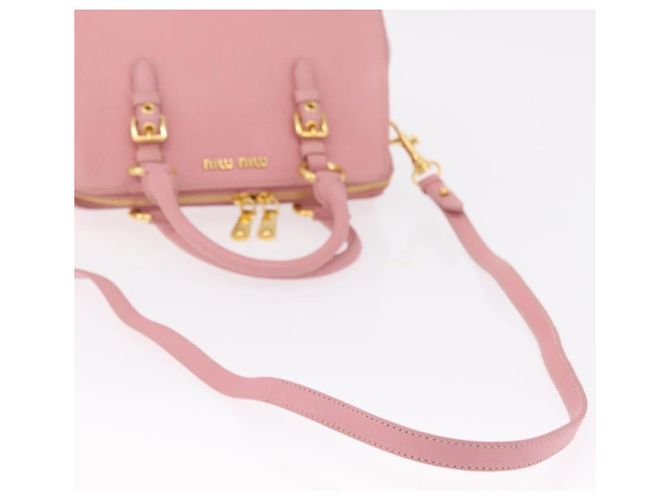 Miu Miu Madras Bowler Leather Medium - vue 7