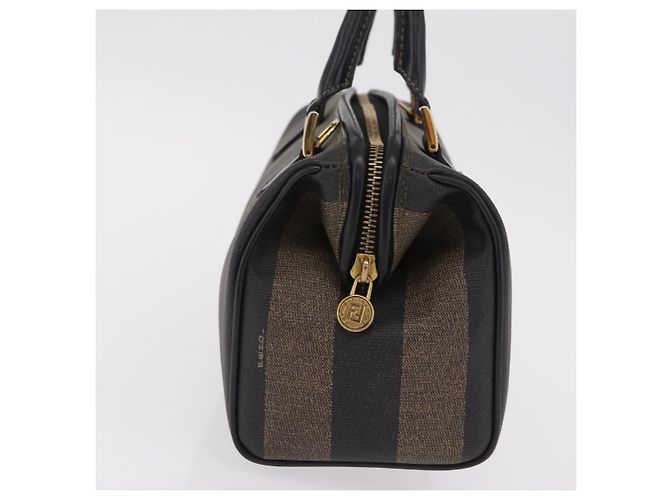 Fendi Vintage Pequin Boston Coated Canvas Mini - vista 4