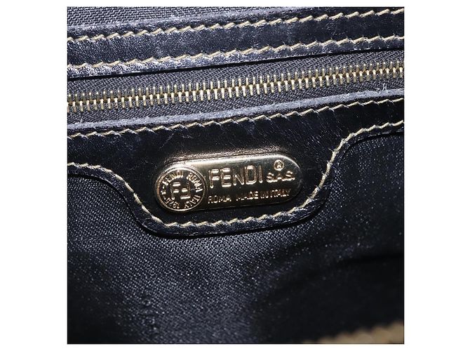 Fendi Vintage Pequin Boston Coated Canvas Mini - vista 6