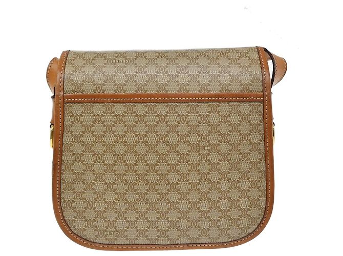 Céline Celine Vintage Macadam Canvas and Leather - view 2