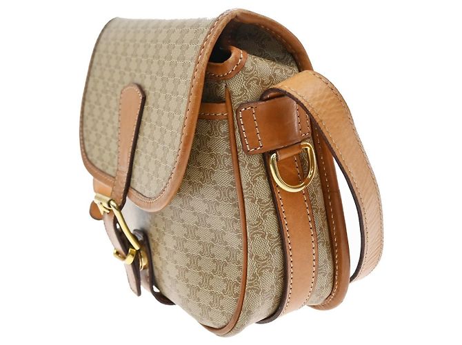 Céline Celine Vintage Macadam Canvas and Leather - view 3