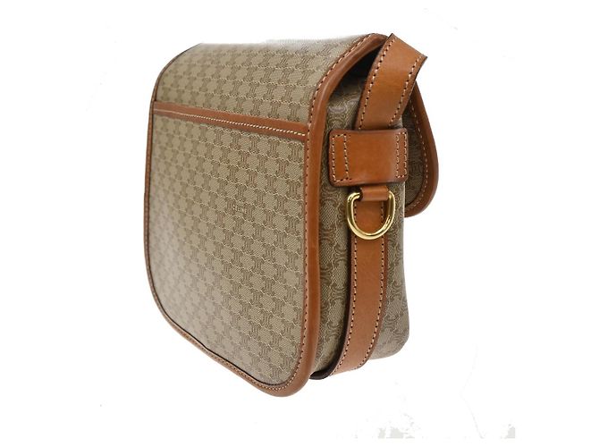 Céline Celine Vintage Macadam Canvas and Leather - view 4