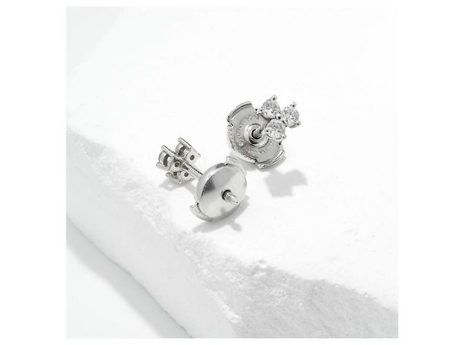 Tiffany & Co. Aria Ohrstecker Platin 950  mit Diamanten - Ansicht 4