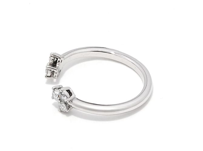 Tiffany & Co. Aria Ring Platin 950 Brillanten 0,28 ct Luxus Box Gr.51 - Ansicht 4