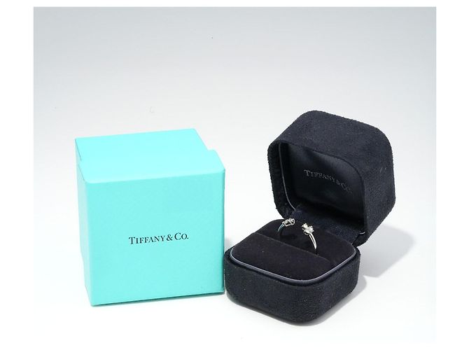 Tiffany & Co. Aria Ring Platin 950 Brillanten 0,28 ct Luxus Box Gr.51 - Ansicht 7