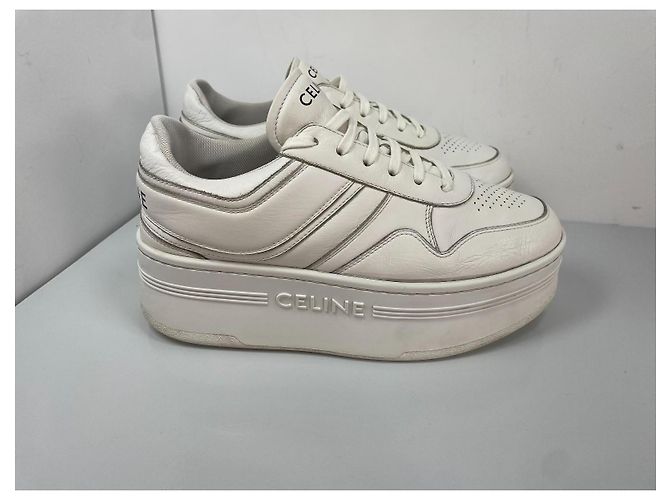 Céline Celine Baskets Platform Block Wedge - vue 2