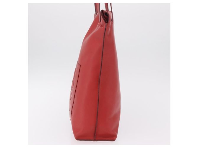 Loewe Tote Tasche aus rotem Leder - Ansicht 3