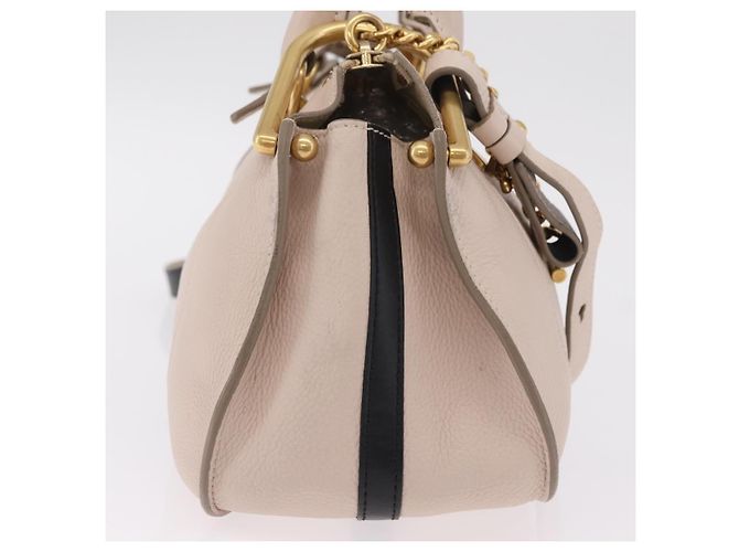 Chloé Hailey Sac à main en cuir beige - vue 4