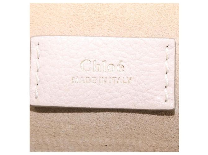 Chloé Hailey Sac à main en cuir beige - vue 6