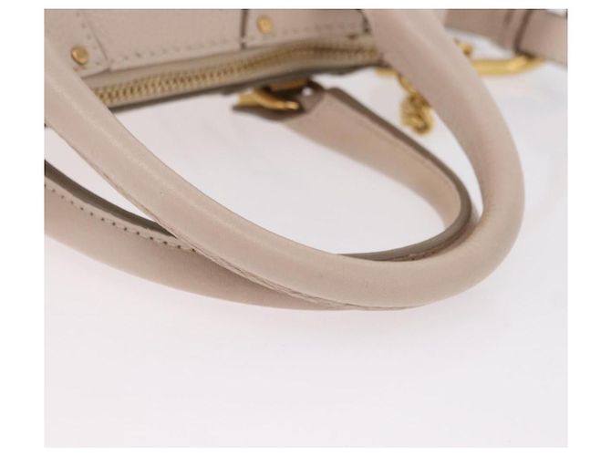 Chloé Hailey Sac à main en cuir beige - vue 7
