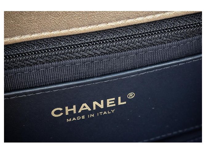 Chanel Flap Bag aus Lammleder Gold - Ansicht 4