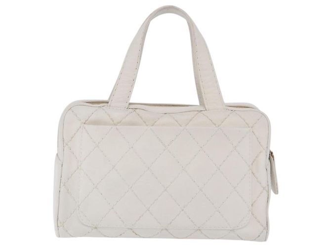 Chanel Vintage CC Zip Around Bowler Quilted Caviar East West - vista 2