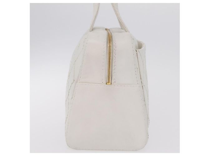 Chanel Vintage CC Zip Around Bowler Quilted Caviar East West - vista 3