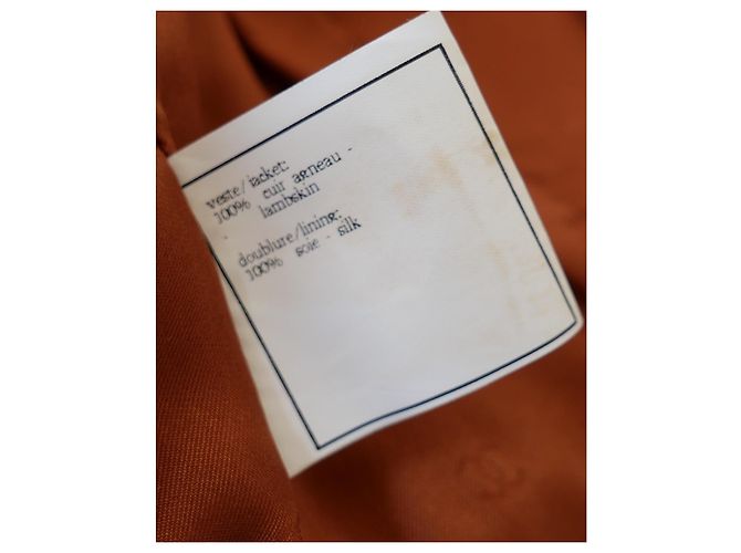 Chanel Lederjacke Braun Herbst 1996 - Ansicht 10