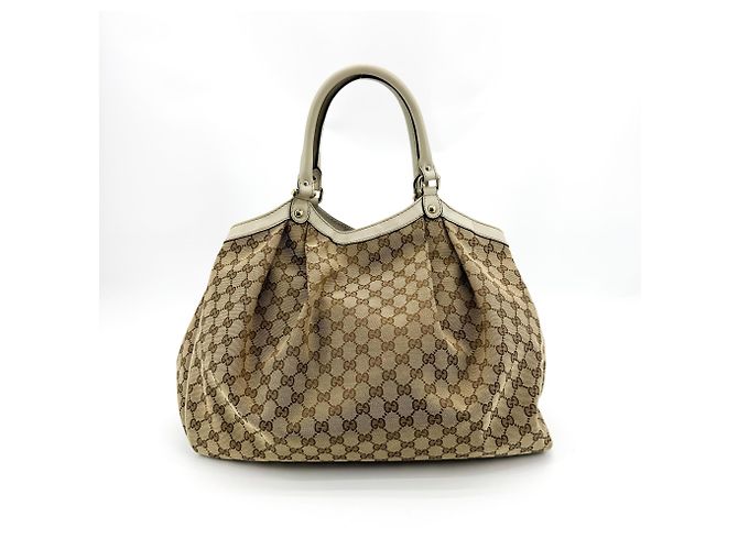 Gucci Sukey Tote GG Canvas und Leder medium - Ansicht 2