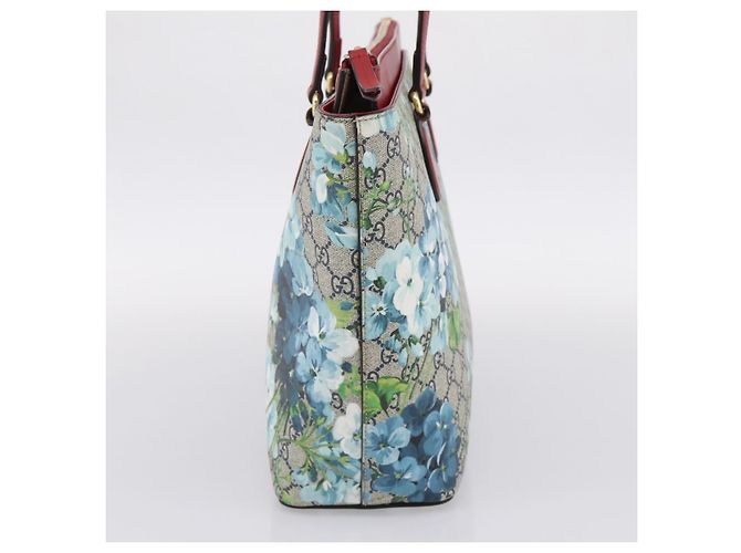 Gucci Linea A Convertible Blooms Print GG Coated Canvas Small - vista 3