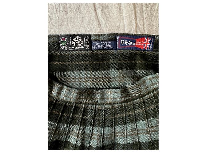 Autre Marque Falda escocesa plissada Rally Klad de lana y cashmere - vista 2