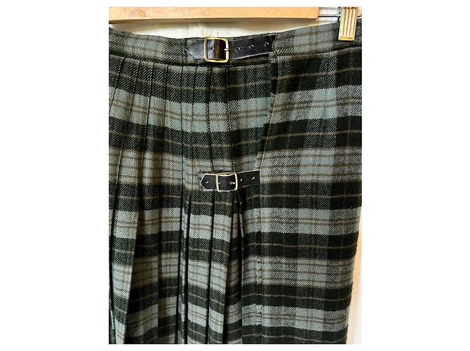 Autre Marque Falda escocesa plissada Rally Klad de lana y cashmere - vista 4