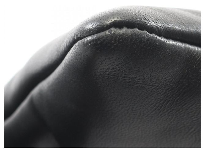 Borsa a pochette in pelle nera Yves Saint Laurent - vista 8