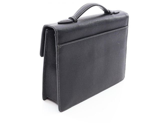Borsa in pelle nera Salvatore Ferragamo - vista 2