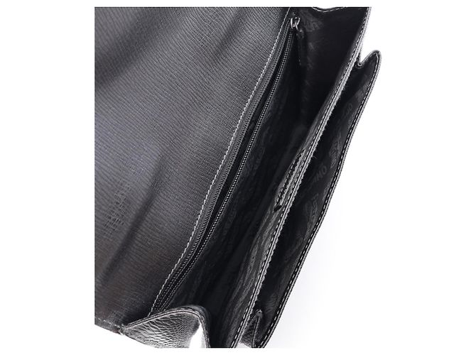 Borsa in pelle nera Salvatore Ferragamo - vista 3