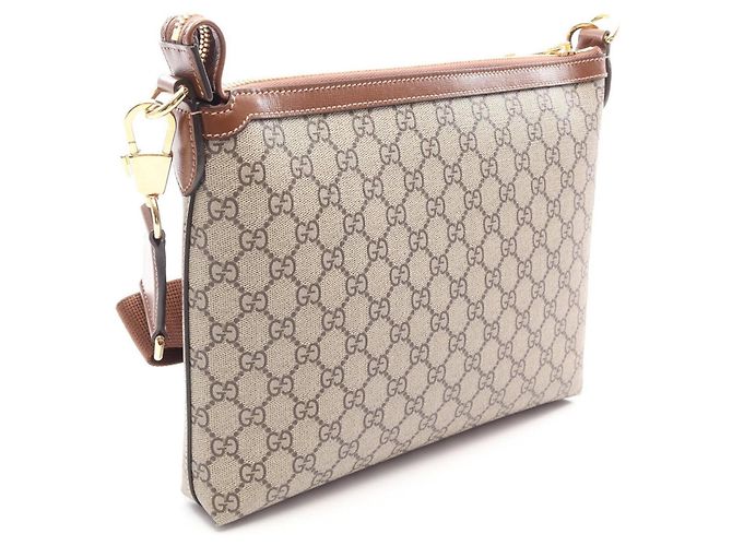 Sac messager Gucci Interlocking G GG Supreme - vue 2