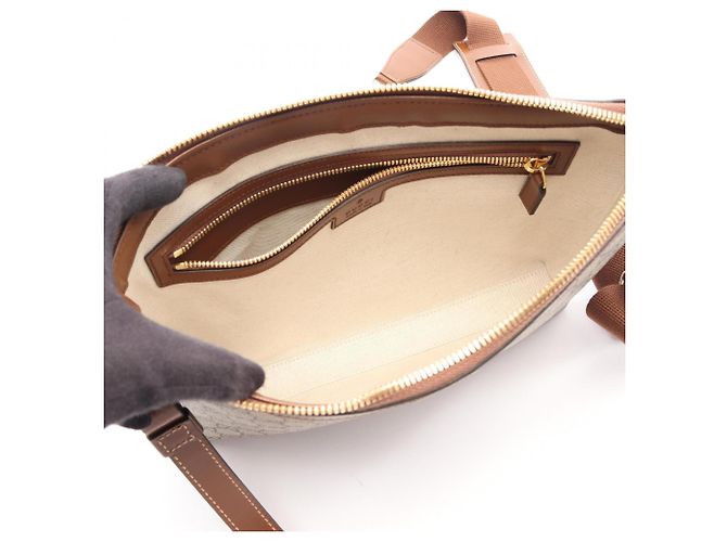 Sac messager Gucci Interlocking G GG Supreme - vue 3