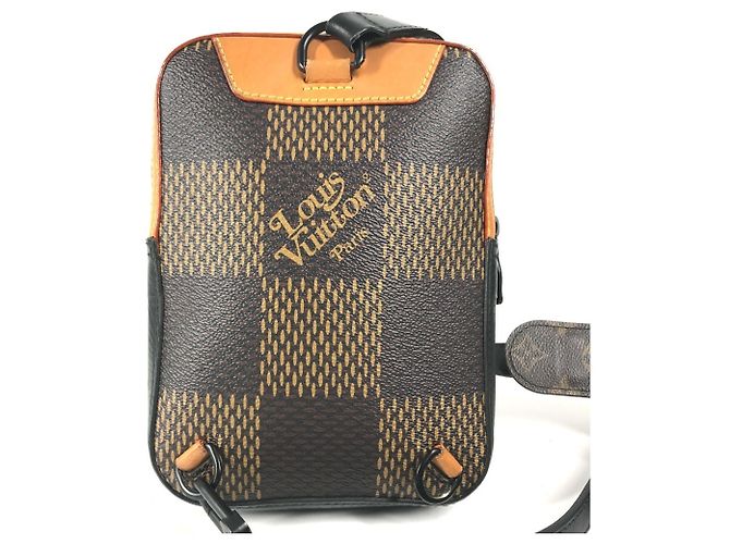 Borsa a tracolla Louis Vuitton Damier Giant NIGO Collaboration - vista 2