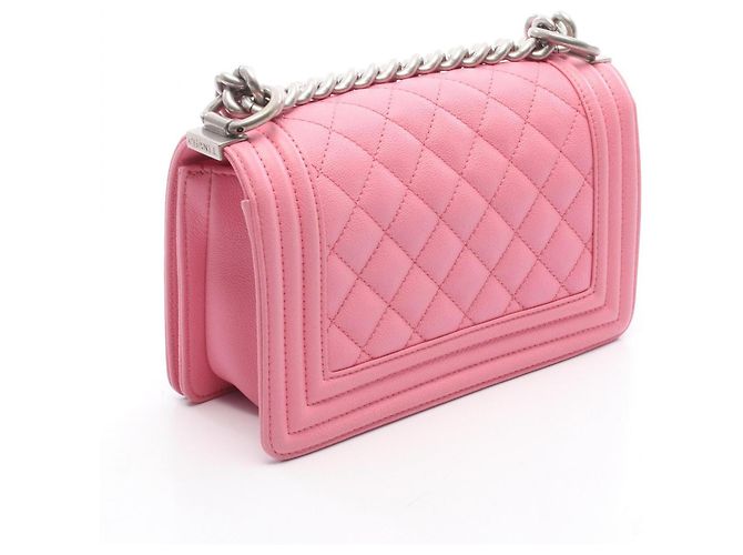 Bolso Chanel Boy Small en rosa - vista 2