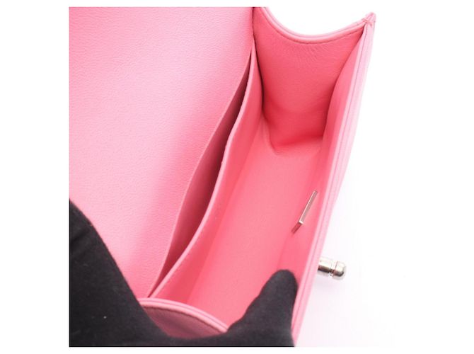 Bolso Chanel Boy Small en rosa - vista 3