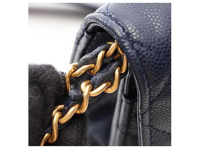 Borsa Chanel Matelassé Navy - vista 11