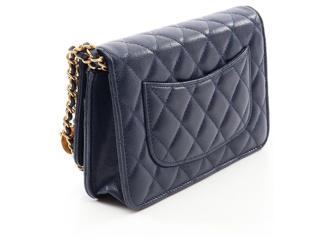 Borsa Chanel Matelassé Navy - vista 2